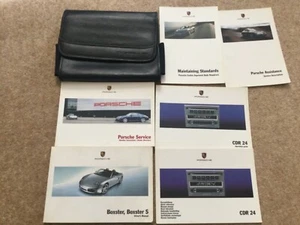 PORSCHE BOXSTER & S 987 (2004 - 2008) OWNERS MANUAL HANDBOOK & WALLET FAST POST - Picture 1 of 6