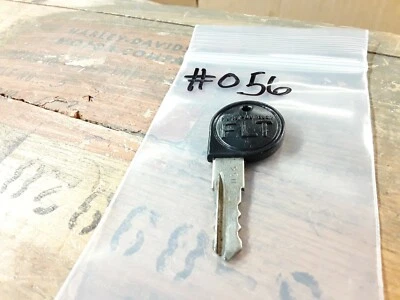 OEM Harley Davidson Ignition Key 056 Original Shovelhead FLT Bagger  Foto 1 de 2