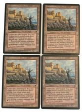 4x Icatian Store - LP - Fallen Empires Land Playset mtg EDH Modern Vintage Magic