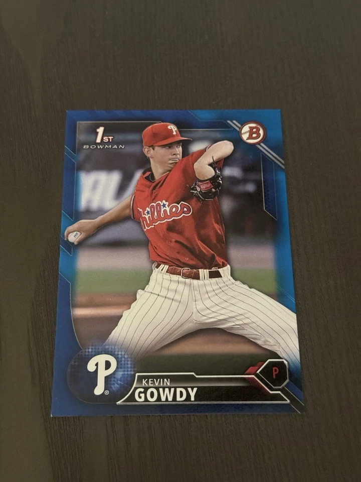 2016 Bowman Draft Draft Picks Blue Parallel /150 #BD-5 KEVIN GOWDY 1st ROOKIE RC - Image 1 of 2