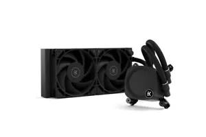 EKWB Dark CR-240 Nucleus AIO 240mm CPU Cooler with EK FPT Fans 120mm - Afbeelding 1 van 15