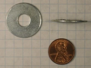 WASHER #5/16" PLAIN FLAT, STEEL, ZINC-PLATED, 1" OUTSIDE DIAM., 11/32" INSIDE - Bild 1 von 1
