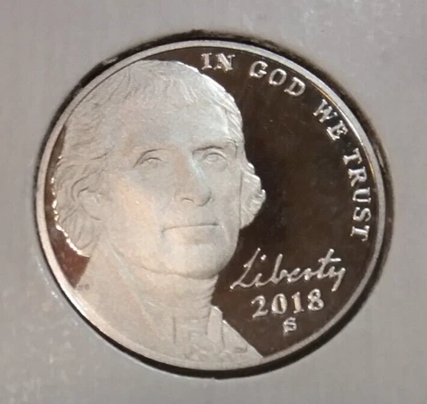 2018 Jefferson Nickel S - Proof Cover