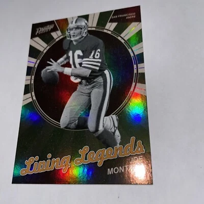 JOE MONTANA 2023 PANINI PRESTIGE LIVING LEGENDS LL-23 49ERS🔥 - Image 1 of 3