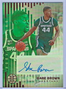 Gabe Brown - 2022 Panini Chronicles Draft Picks Illusions Rookie Signs Auto - Picture 1 of 2
