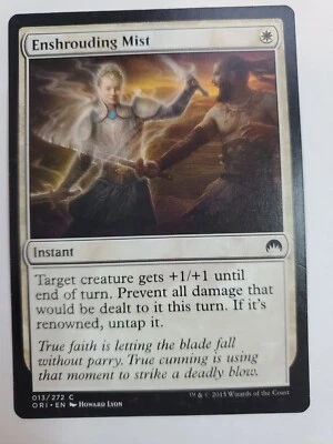 MTG Magic The Gathering Card Enshrouding MistInstant White Magic Origins 2015 - Image 1 of 2
