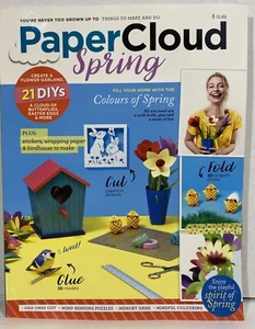 PaperCloud Spring 2018 Paper Folding, Cutting, Coloring, Puzzles, Craft Projects - Imagen 1 de 8