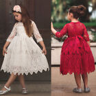 Princess Dress Bow-knot Design Good-looking Kids Princess Dress Lovely