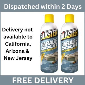 2 PACK - BLASTER Premium Silicone Garage Door Lubricant Spray 9.3 Oz - Picture 1 of 10