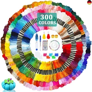 JOYBOY Stickgarn,323 Farben Kreuzstich Fäden+Werkzeuge,Embroidery Threads - Bild 1 von 7