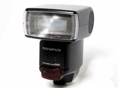 Flash electrónico de montaje en zapata Olympus G40 para serie L excelente de Japón envío gratuito Foto 1 de 3