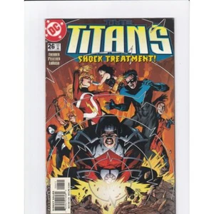 Cómic de superhéroe coleccionable de tratamiento de choque edición #25 de DC Comics The Titans - Imagen 1 de 2