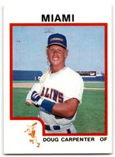 1987 ProCards Doug Carpenter Miami Marlins #716