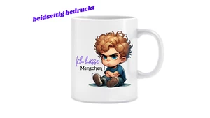 Tasse " Ich hasse Menschen, Junge... " Geburtstag, Geschenke, Valentinstag - Bild 1 von 1