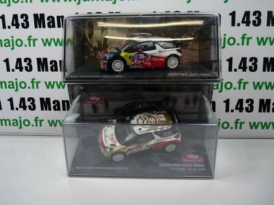 lot Ixo eaglemoss 2 Sébastien LOEB 1/43 CITROËN DS3 WRC 2011/2013 Carlo Mexique - Photo 1/4