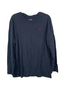 ZIMMERLI of Switzerland Sea Island Cotton Black Longsleeve Pajama T Shirt Swiss - Picture 1 of 11