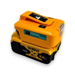Dewalt Compatible USB & 12V Charger with LED - Picture 1 of 5
