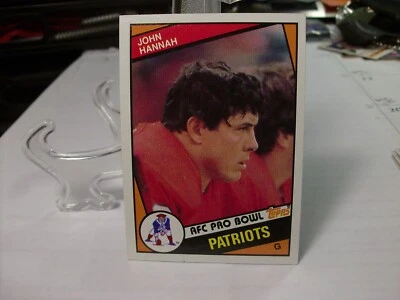 1984 Topps Football #137 - John Hannah PB - New England Patriots  84-019 - Image 1 of 2