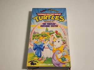 TMNT Teenage Mutant Ninja Turtles VHS TAPE The Turtles' Awesome Easter   - Picture 1 of 5