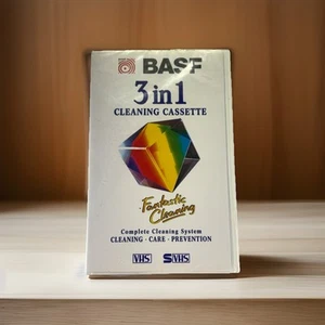 NEU & VERSIEGELT BASF von EMTEC 3 in 1 Reinigungskassettensystem SVHS VHS - Bild 1 von 6