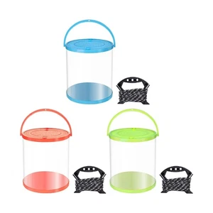 Fish Lure Bucket Water Container Multifunctional Portable Water Pail with Rope - Picture 1 of 33