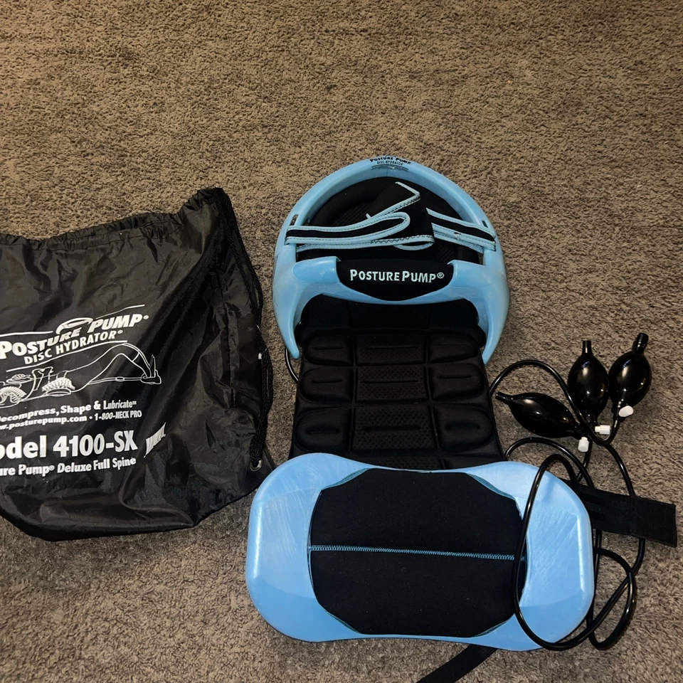 Bomba de postura Full Deluxe columna cuello espalda ejercitador (4100-SX) disco hidratador Foto 1 de 1