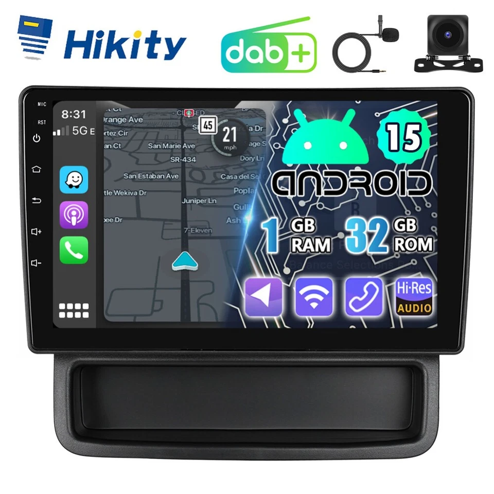 DAB+ CarPlay Android Autoradio Für Opel Vivaro A Renault Trafic II GPS Navi RDS - Bild 1 von 4