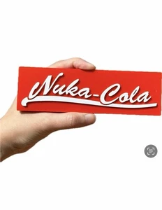 Insegna Logo Nuka Cola Fallout Gioco Decorativa Espositore due misure piccola 16cm L 25cm - Foto 1 di 3