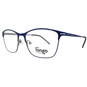 Liingo Addison Midnight Blue 52-16-140mm Eyeglasses FRAMES ONLY - NEW CONDITION - Picture 1 of 14