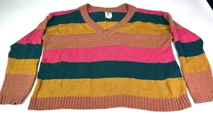 Billabong BOLD MOVES Pullover V-Ausschnitt LS bunt Streifen Pulli Damen S - Bild 1 von 7