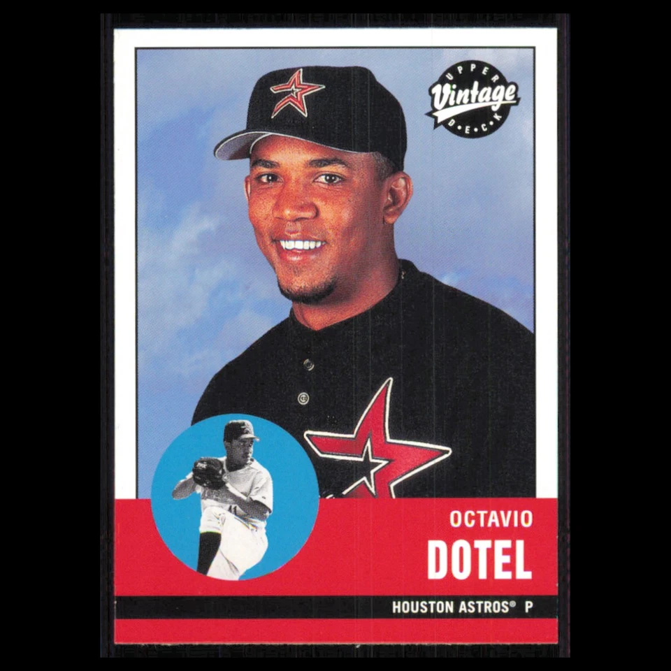 Octavio Dotel #169 2001 Upper Deck Vintage Houston Astros Baseball Card MLB NM - Image 1 of 3