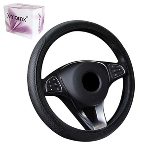 Xmomx Universal Leather Steering Wheel Cover 15 inch Breathable Auto Steering... - Picture 1 of 3