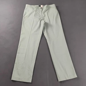 Talbots Strech Cotton Chino Pants Women's Size 12 Light Green Straight NWT  - Picture 1 of 15