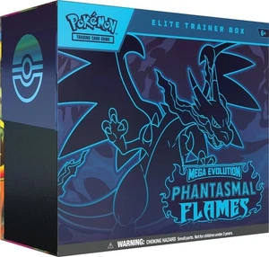 POKEMON TCG - MEGA EVOLUTIONS PHANTASMAL FLAMES - FACTORY SEALED - ETB BOX - - Picture 1 of 1
