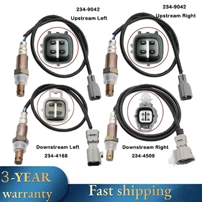 4X Up+Down Oxygen Sensor For 2004-06 Lexus RX330 2004-07 Toyota Highlander 3.3L - Image 1 of 4