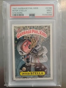 1987 Garbage Pail Kids #318b Inter Stella PSA 9 (ST) Die-Cut - Picture 1 of 2