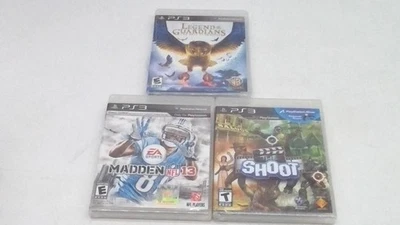 PS3 Lot of 3 Games NEW Sealed The Shoot + Madden 13 + Legends of the Guardians - Image 1 of 2
