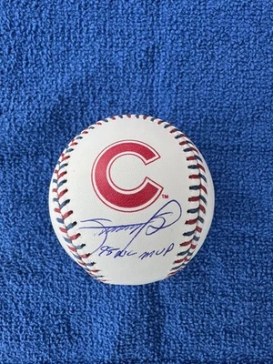 SAMMY SOSA FIRMADO AUTOGRAFIADO 98 NL MVP OML CHICAGO CUBS STITCH BÉISBOL BECKETT Foto 1 de 3