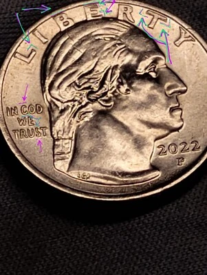 2023 P  Jovita Idar Quarter “IN COD WE TRUST” error + DD error in👉"LIBERTY" - Image 1 of 4