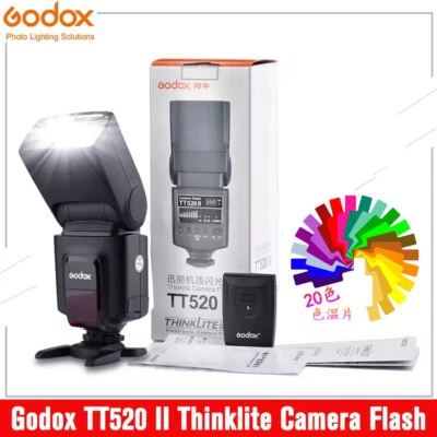 Godox Thinklite TT520II Wireless Signal flash light speedlight For Canon Nikon  - Image 1 of 4