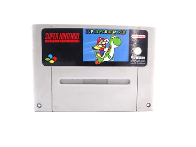 Super Mario World Super Nintendo SNES Spiel PAL | Modul - Bild 1 von 2