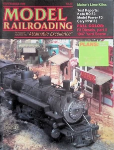 Modelleisenbahn Magazin September 1988 Maine's Lime Kilns, Kato HO F3 - Bild 1 von 2