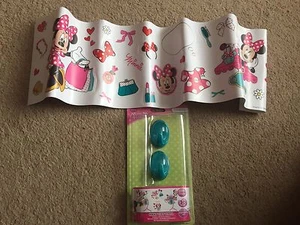 Disney Minnie Mouse Hang Tidy Vinyl Stickers (ref In Bx 75) - Picture 1 of 5