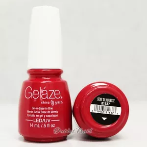 Gelaze China Glaze LED UV Gel Nail Color Polish 0.5 oz - Sexy Silhouette 81637 - Picture 1 of 1