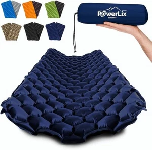 POWERLIX Camping Mat Inflatable Ultralight Sleeping Mat - Compact & Lightweight - Picture 1 of 8