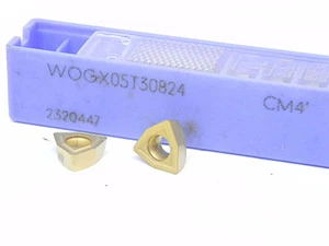 NEW SURPLUS HERTEL WOGX 05T30824 GRADE: CM4 CARBIDE INSERTS - Picture 1 of 1