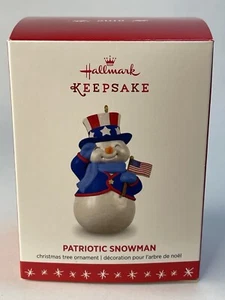 Hallmark 2016 Ornamento pupazzo di neve patriottico - Foto 1 di 11