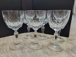 MINT Vtg Spiegelau Mid-Century Crystal Set of 12, 6 Water Goblets 6 Wine Glasses - Picture 1 of 11