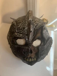 New Knight Child Mask Vinyl Halloween Skeletal Costume Accessory OSFM - Picture 1 of 3