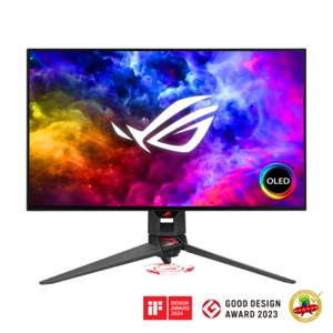ASUS ROG Swift PG27AQDM 26.5" Widescreen OLED Black Monitor 2560x1440 0.03ms - Afbeelding 1 van 11